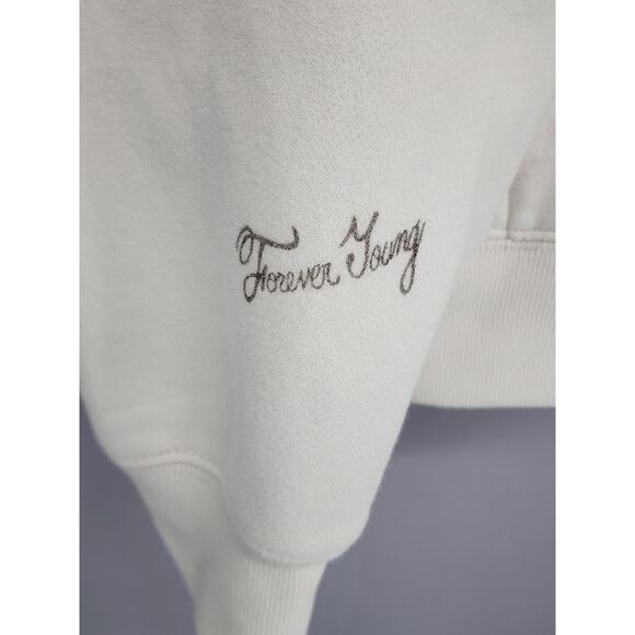 Hollister Hoodie Sweatshirt Mens Large White Heaven Sent Los Angeles Full Zip - Picture 4 of 16